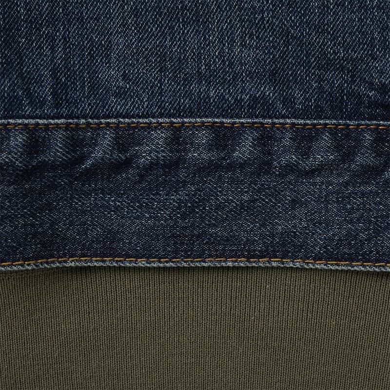 SACAI SACAI＜サカイ＞ コンビネーション デニムジャケット BLUE