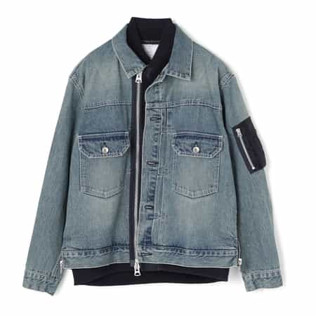 SACAI＜サカイ＞ コンビネーション デニムジャケット