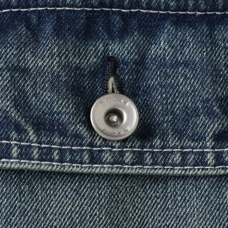 SACAI SACAI＜サカイ＞ コンビネーション デニムジャケット LIGHT BLUE