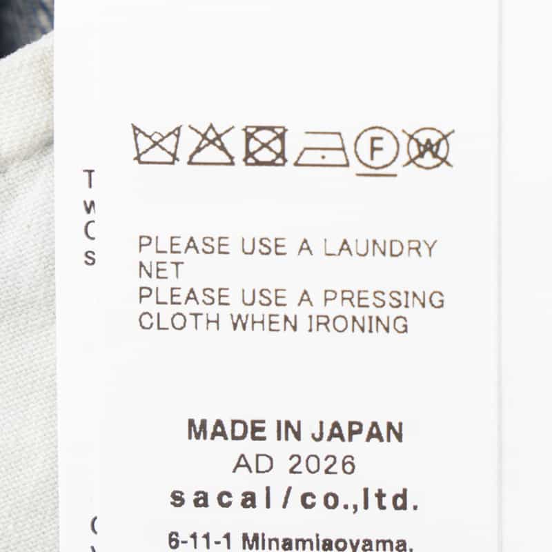 SACAI SACAI＜サカイ＞ ワイドデニムパンツ BLUE