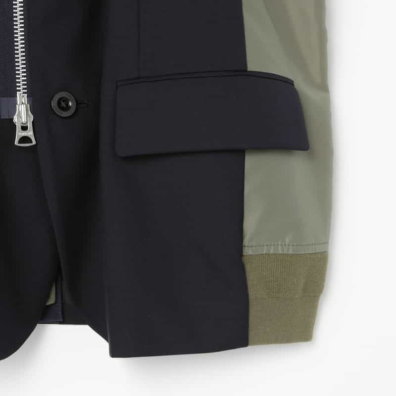 SACAI SACAI＜サカイ＞ コンビネーション スーチングジャケット NAVY