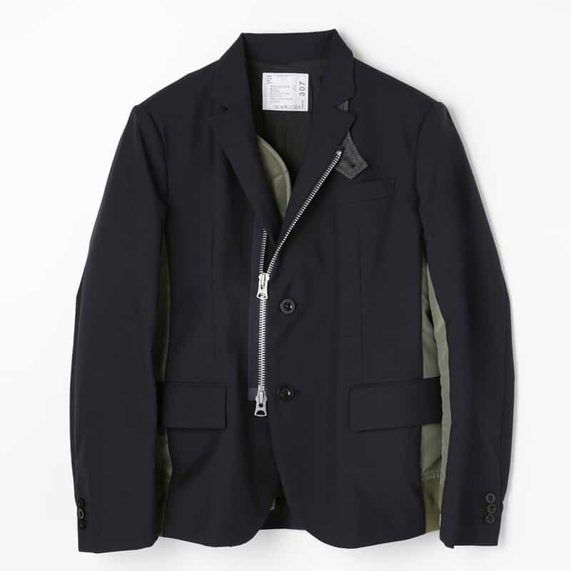 SACAI SACAI＜サカイ＞ コンビネーション スーチングジャケット NAVY