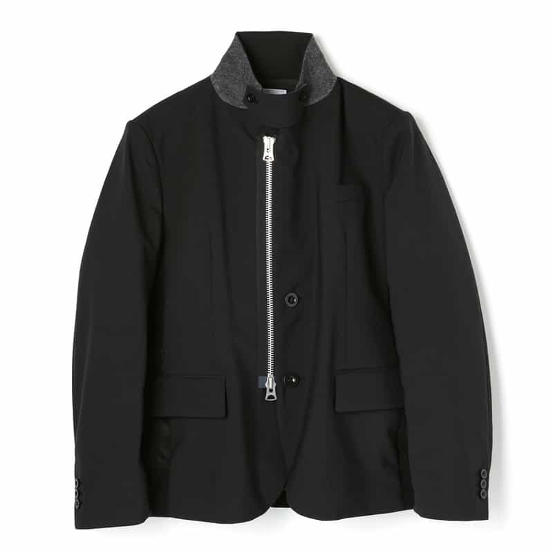 SACAI SACAI＜サカイ＞ コンビネーション スーチングジャケット BLACK