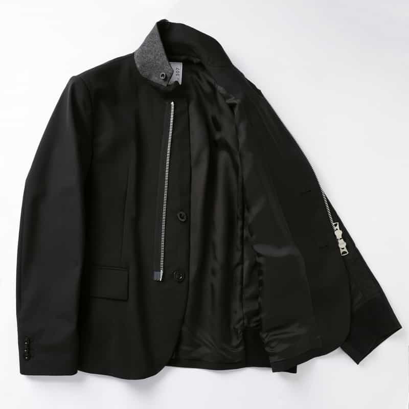 SACAI SACAI＜サカイ＞ コンビネーション スーチングジャケット BLACK