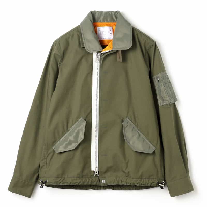 SACAI＜サカイ＞ コンビネーション オックスフォードブルゾン