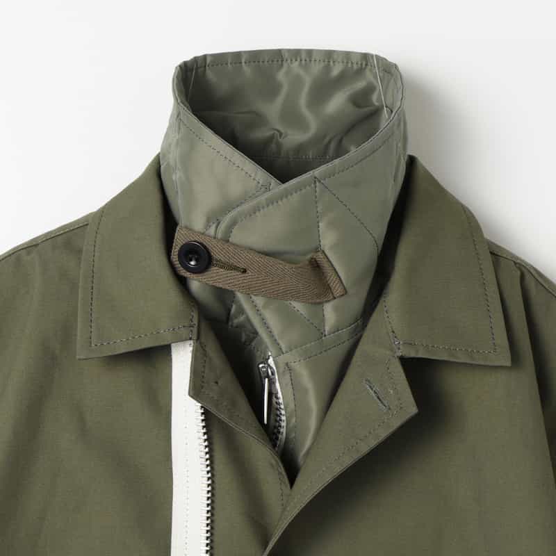 SACAI SACAI＜サカイ＞ コンビネーション オックスフォードブルゾン KHAKI