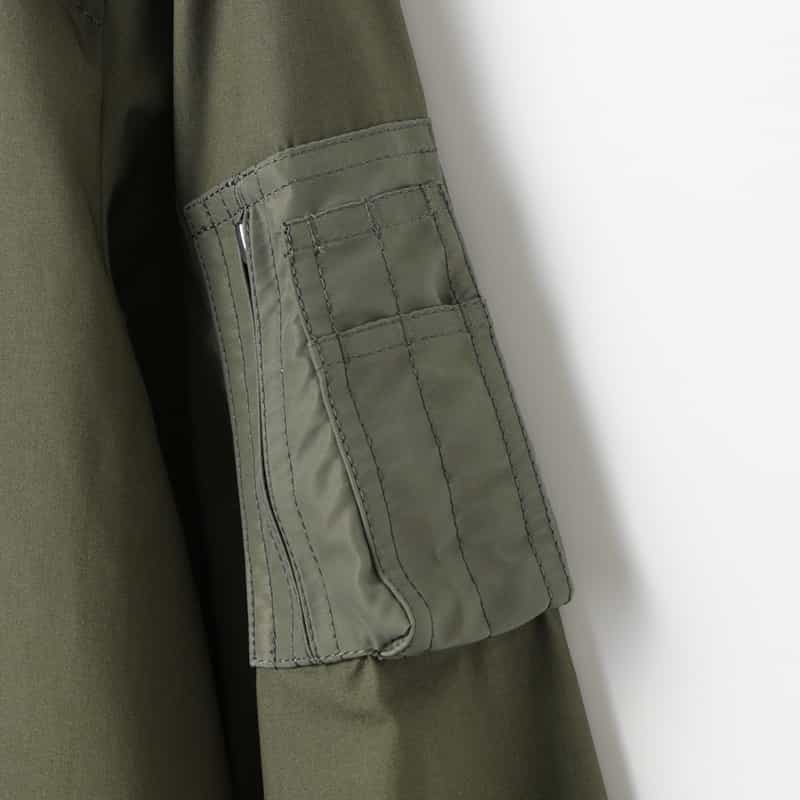 SACAI SACAI＜サカイ＞ コンビネーション オックスフォードブルゾン KHAKI