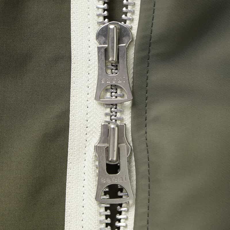 SACAI SACAI＜サカイ＞ コンビネーション オックスフォードブルゾン KHAKI