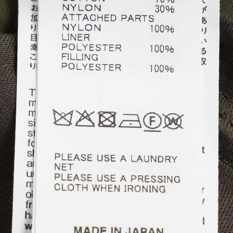 SACAI SACAI＜サカイ＞ コンビネーション オックスフォードブルゾン KHAKI