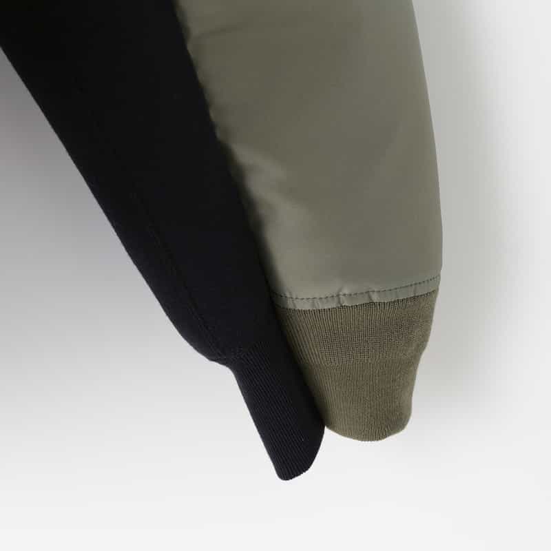 SACAI SACAI＜サカイ＞ コンビネーション ジップアップパーカー NAVY