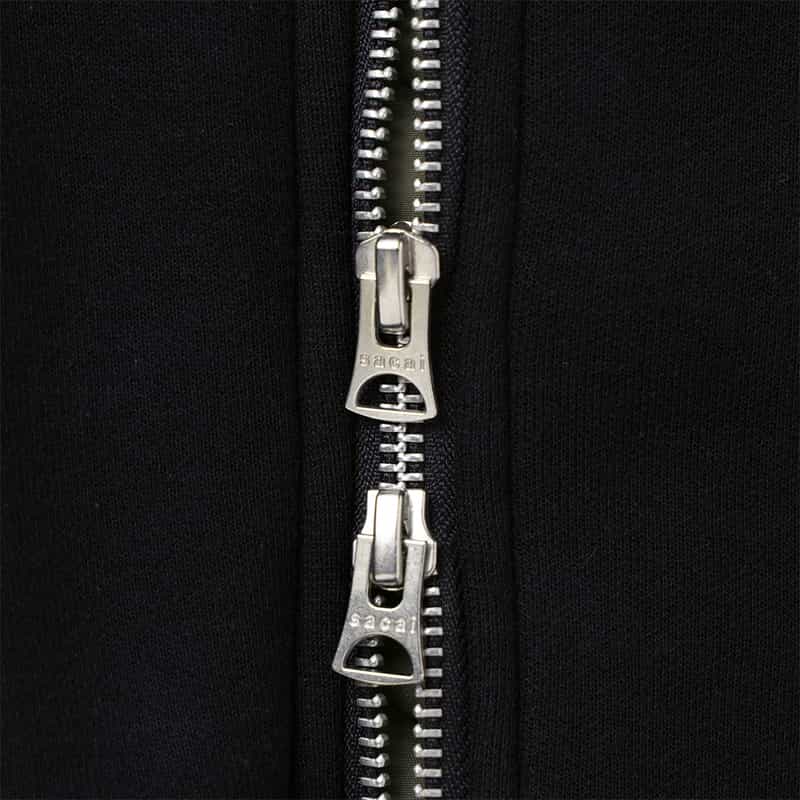 SACAI SACAI＜サカイ＞ コンビネーション ジップアップパーカー NAVY