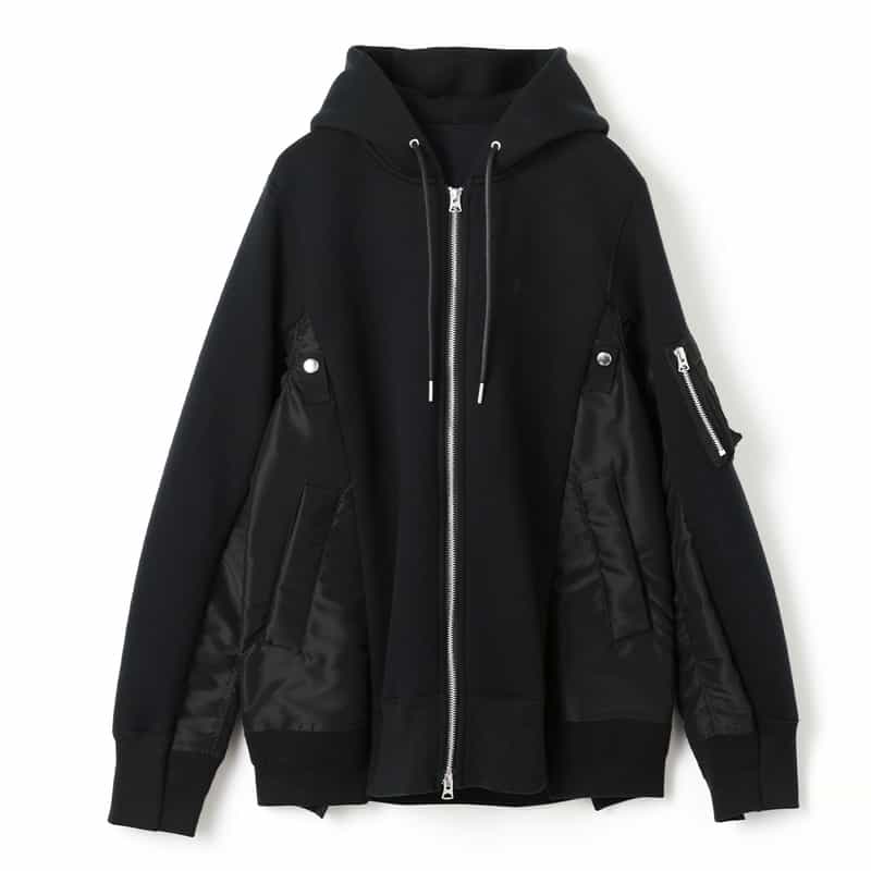 SACAI＜サカイ＞ コンビネーション スウェットパーカー