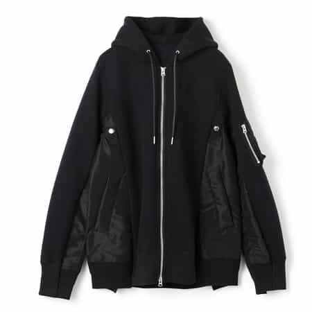 SACAI＜サカイ＞ コンビネーション スウェットパーカー