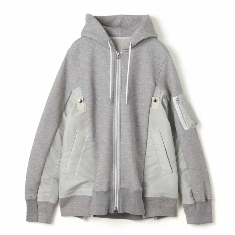 SACAI＜サカイ＞ コンビネーション スウェットパーカー