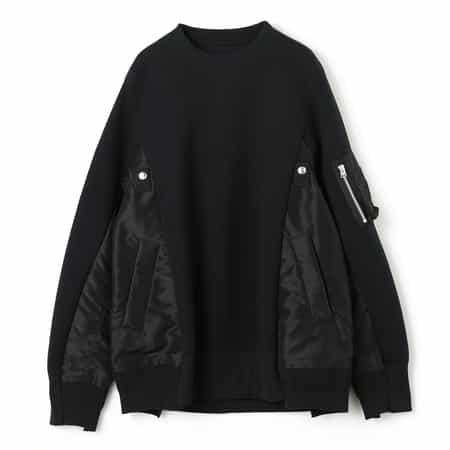 SACAI＜サカイ＞ コンビネーション スウェットプルオーバー