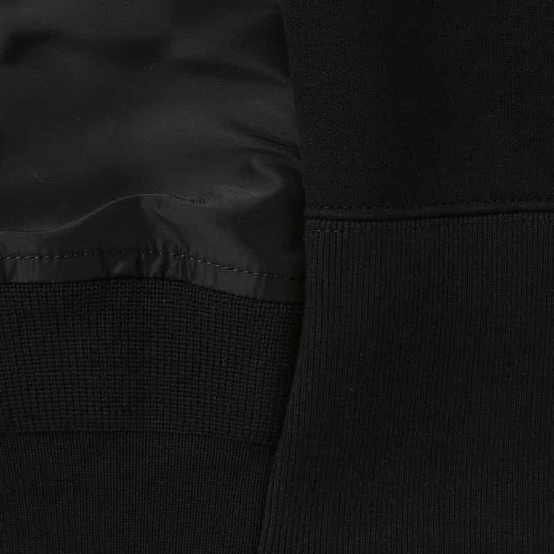 SACAI SACAI＜サカイ＞ コンビネーション スウェットプルオーバー BLACK