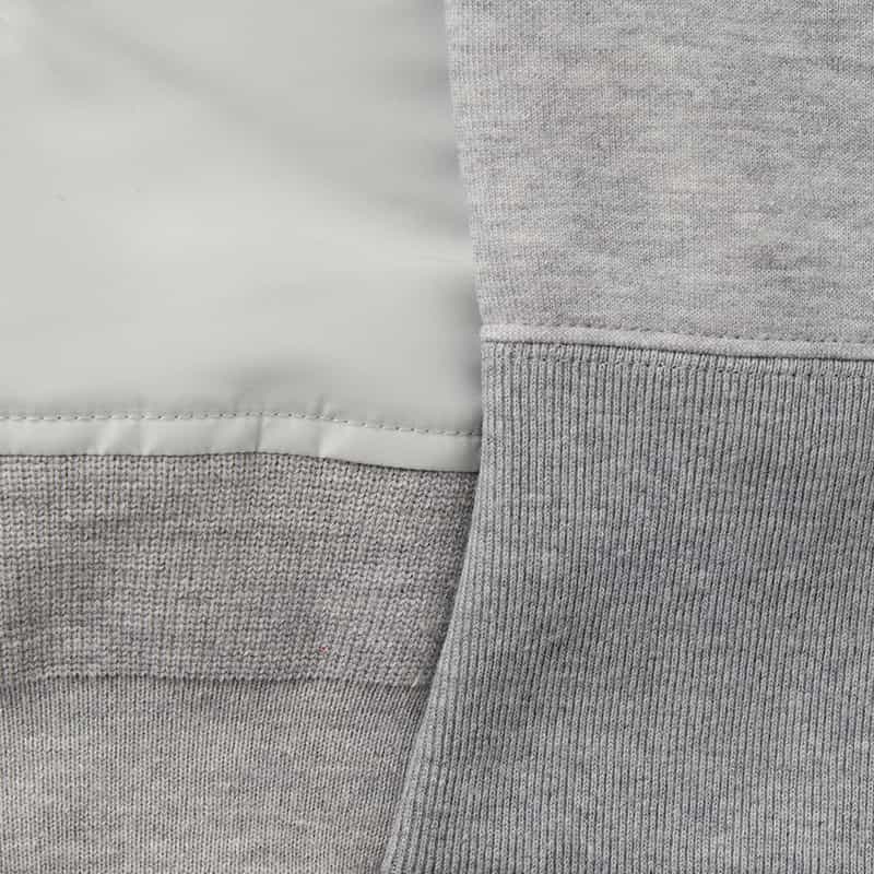 SACAI SACAI＜サカイ＞ コンビネーション スウェットプルオーバー LIGHT GRAY