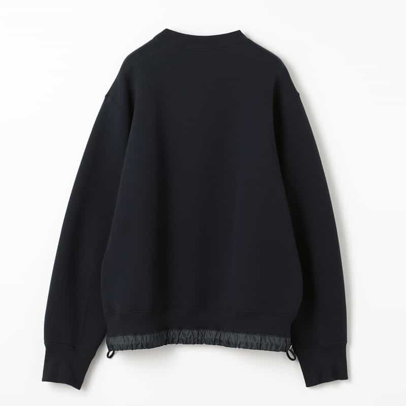 SACAI SACAI＜サカイ＞ ドローコード付スウェットプルオーバー NAVY