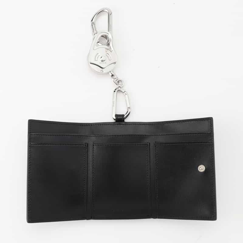 SACAI SACAI＜サカイ＞ リールカラビナ付きミニウォレット BLACK