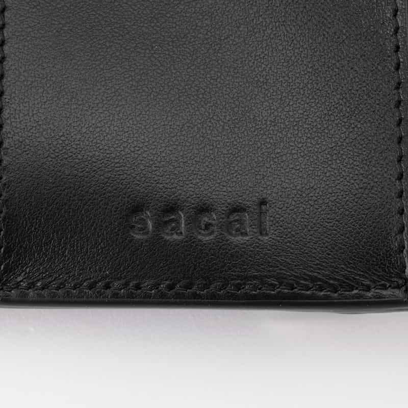 SACAI SACAI＜サカイ＞ リールカラビナ付きミニウォレット BLACK
