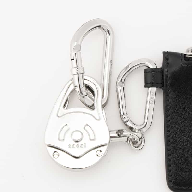 SACAI SACAI＜サカイ＞ リールカラビナ付きフラグメントケース BLACK