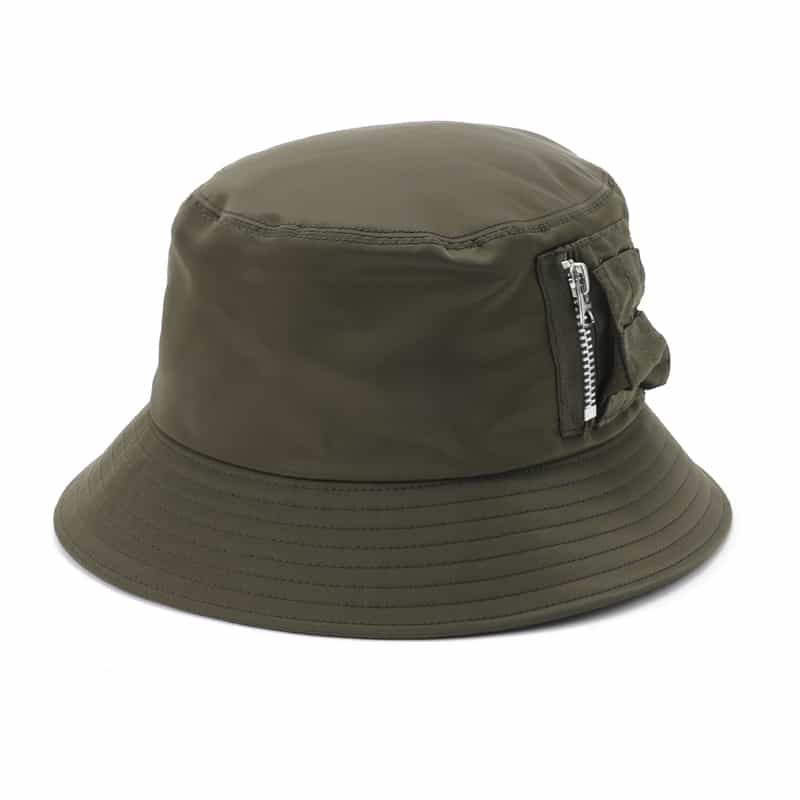 SACAI SACAI＜サカイ＞ ナイロン素材バケットハット KHAKI