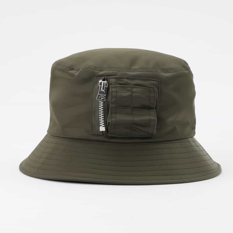 SACAI SACAI＜サカイ＞ ナイロン素材バケットハット KHAKI