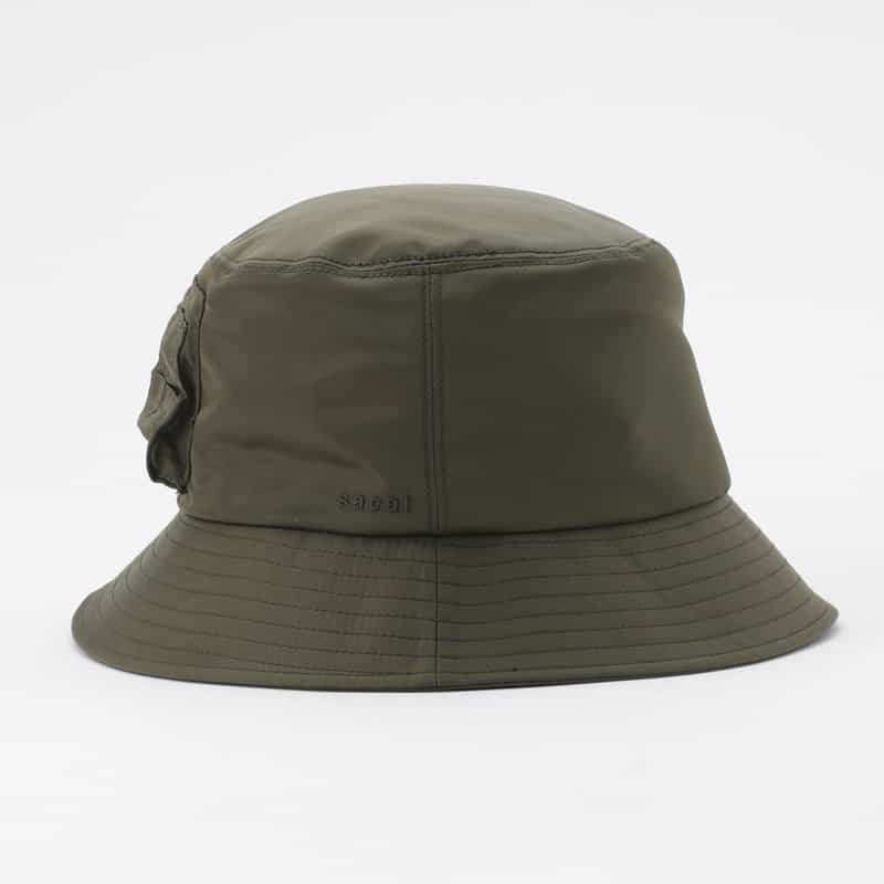 SACAI SACAI＜サカイ＞ ナイロン素材バケットハット KHAKI