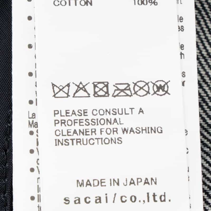 SACAI SACAI＜サカイ＞ デニム生地キャップ（メンズ） INDIGO