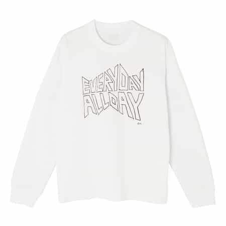 SACAI＜サカイ＞ グラフィックロングスリーブカットソー