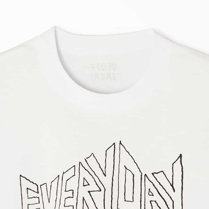 SACAI SACAI＜サカイ＞ グラフィックロングスリーブカットソー WHITE