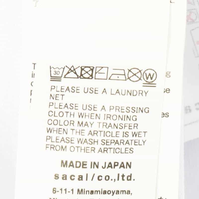 SACAI SACAI＜サカイ＞ グラフィックロングスリーブカットソー WHITE