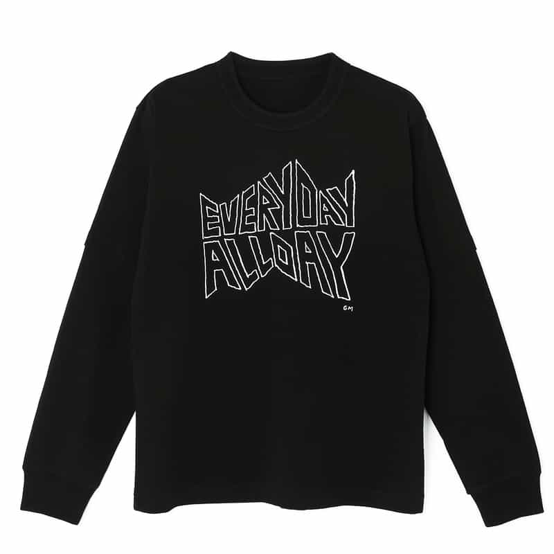 SACAI＜サカイ＞ グラフィックロングスリーブカットソー