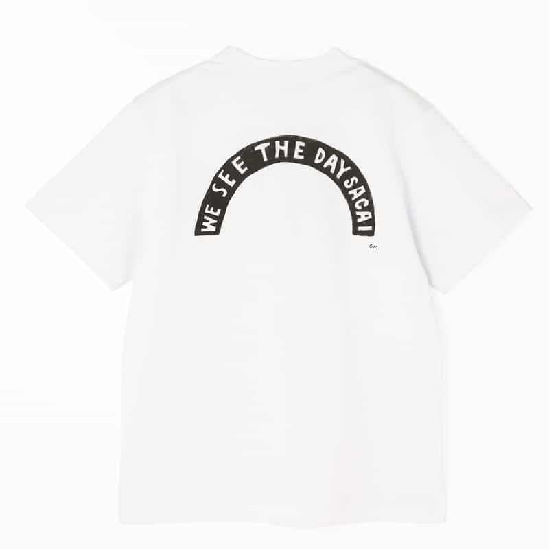 SACAI SACAI＜サカイ＞ グラフィックTシャツ（メンズ） WHITE
