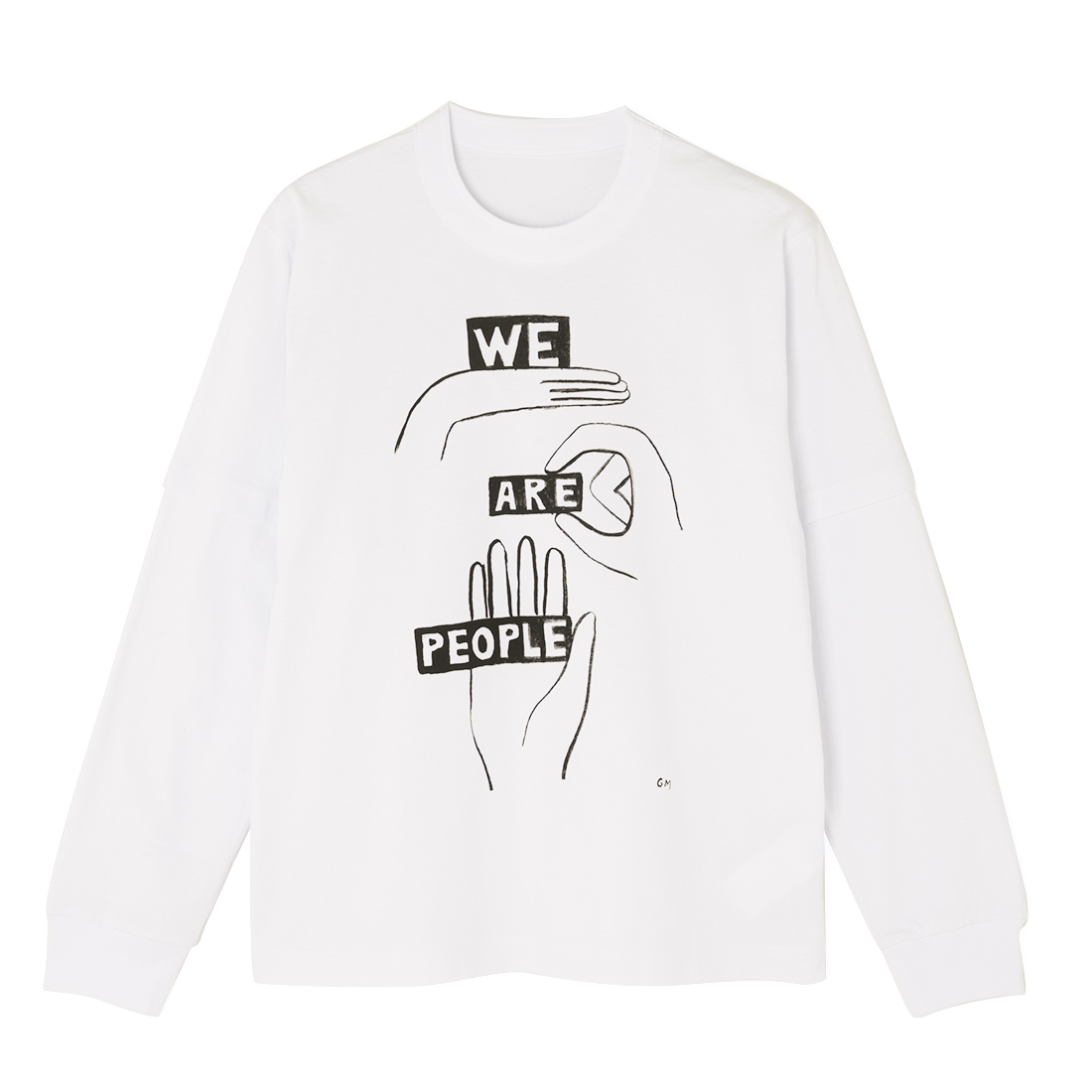 SACAI＜サカイ＞ グラフィックロングスリーブカットソー