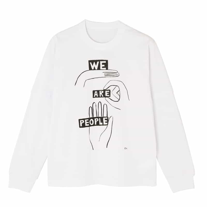 SACAI＜サカイ＞ グラフィックロングスリーブカットソー