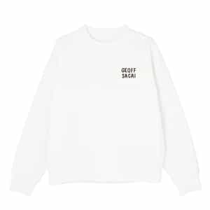 SACAI＜サカイ＞ ロゴ入りスウェットプルオーバー