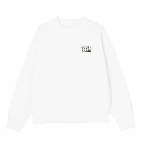 SACAI＜サカイ＞ ロゴ入りスウェットプルオーバー