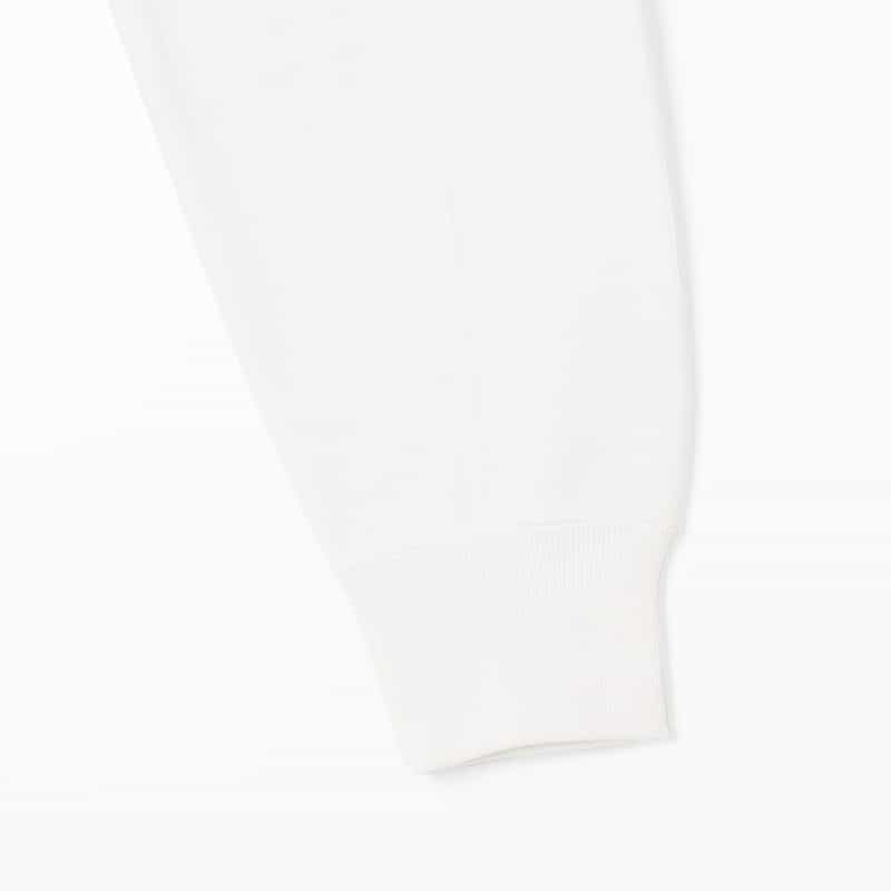 SACAI SACAI＜サカイ＞ ロゴ入りスウェットプルオーバー WHITE