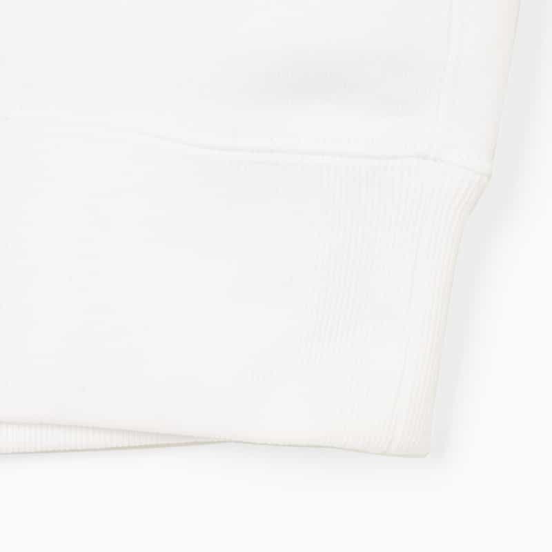 SACAI SACAI＜サカイ＞ ロゴ入りスウェットプルオーバー WHITE