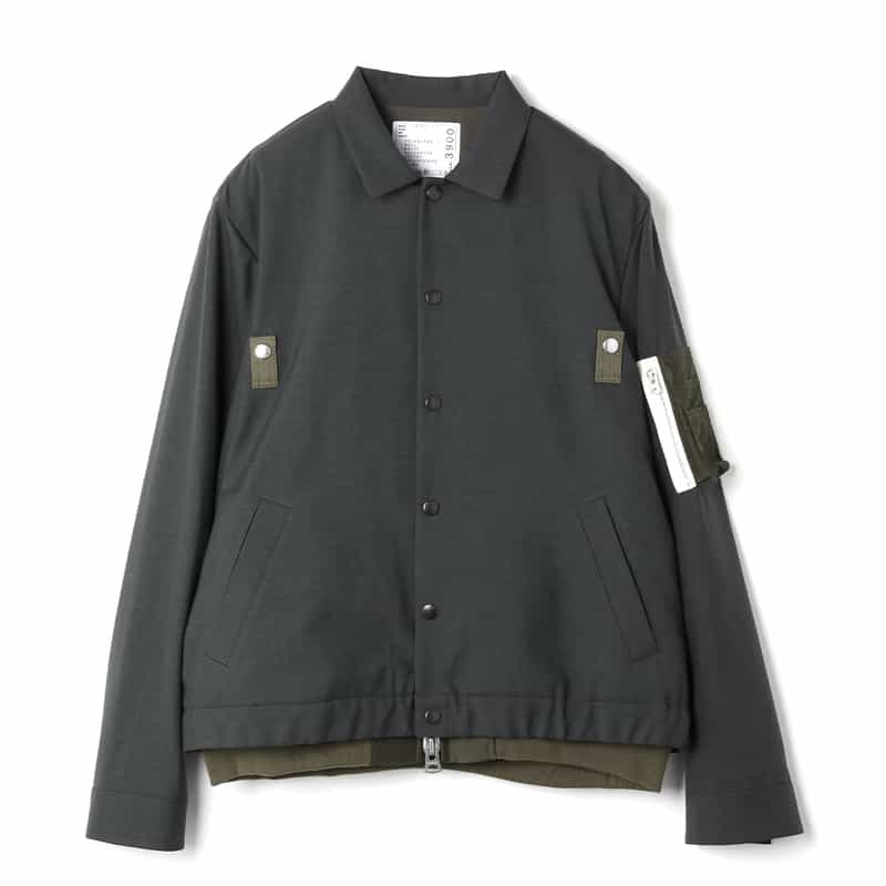 SACAI＜サカイ＞ コンビネーション ツイルブルゾン