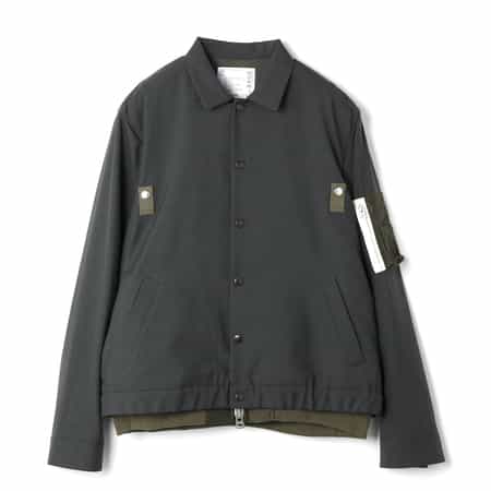 SACAI＜サカイ＞ コンビネーション ツイルブルゾン