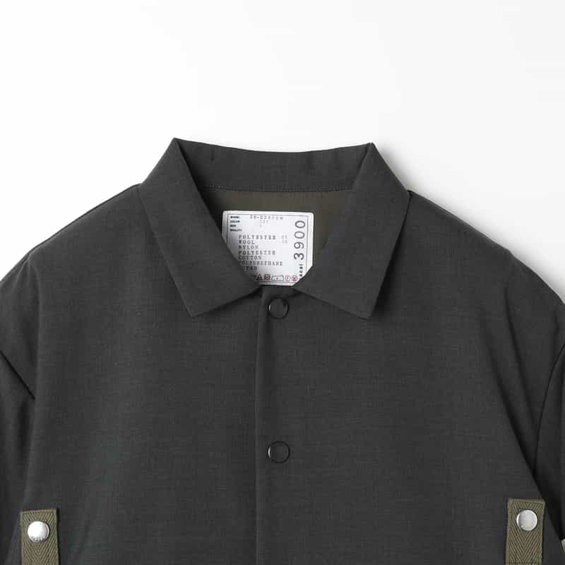 SACAI SACAI＜サカイ＞ コンビネーション ツイルブルゾン GRAY