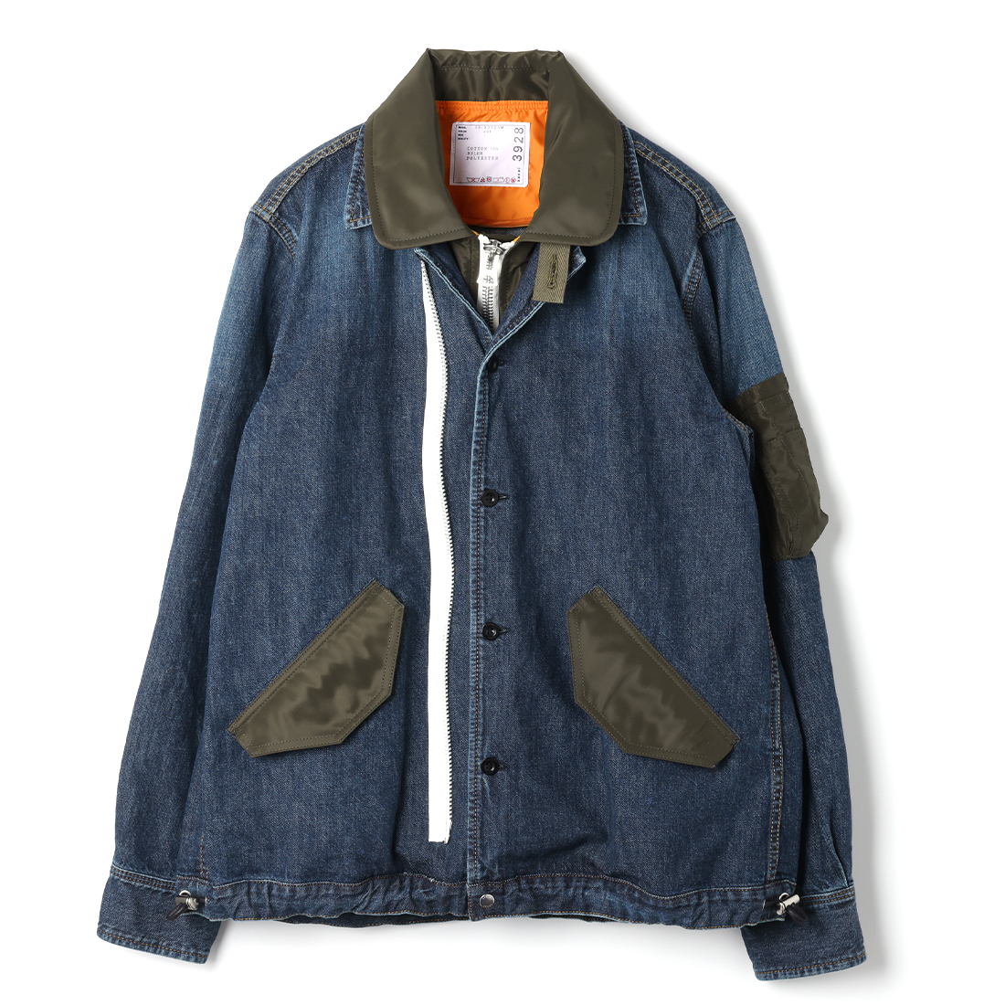 SACAI＜サカイ＞ コンビネーション デニムブルゾン