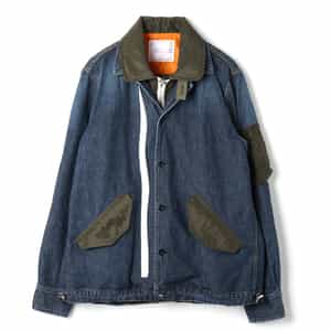 SACAI＜サカイ＞ コンビネーション デニムブルゾン