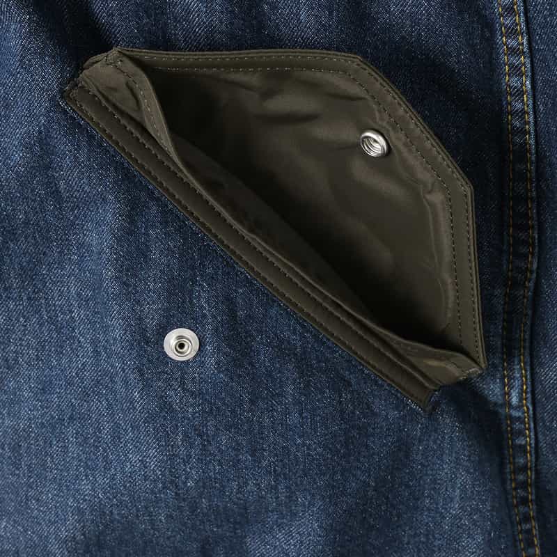 SACAI SACAI＜サカイ＞ コンビネーション デニムブルゾン BLUE