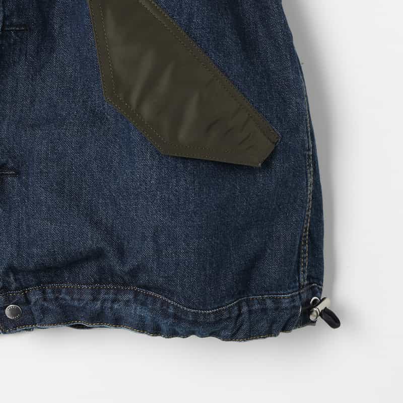 SACAI SACAI＜サカイ＞ コンビネーション デニムブルゾン BLUE