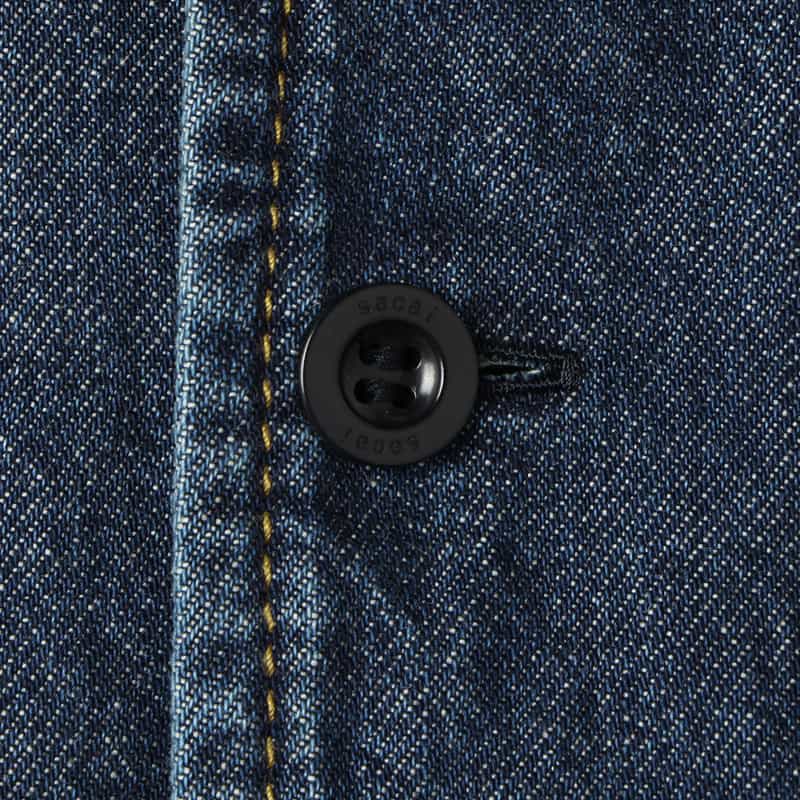 SACAI SACAI＜サカイ＞ コンビネーション デニムブルゾン BLUE