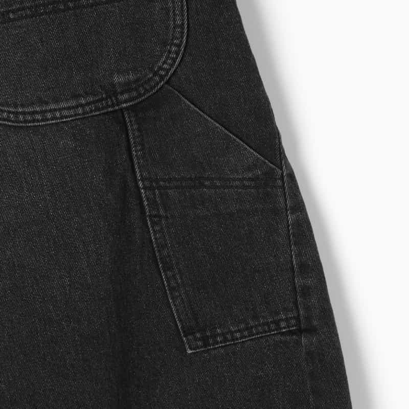 SACAI SACAI＜サカイ＞ ベルト付きデニムパンツ BLACK