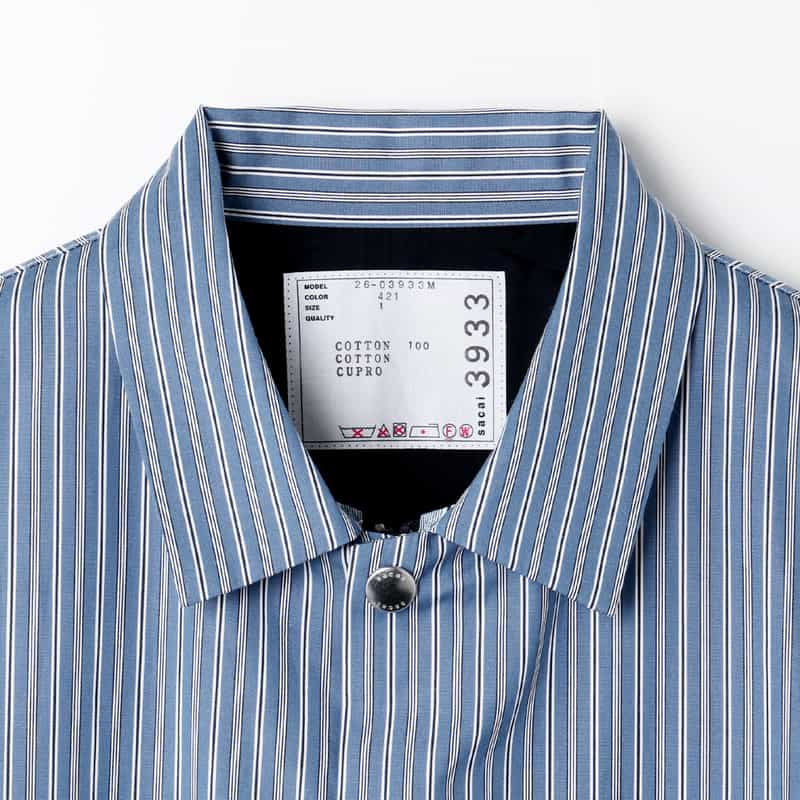 SACAI SACAI＜サカイ＞ コットンポプリンブルゾン BLUE